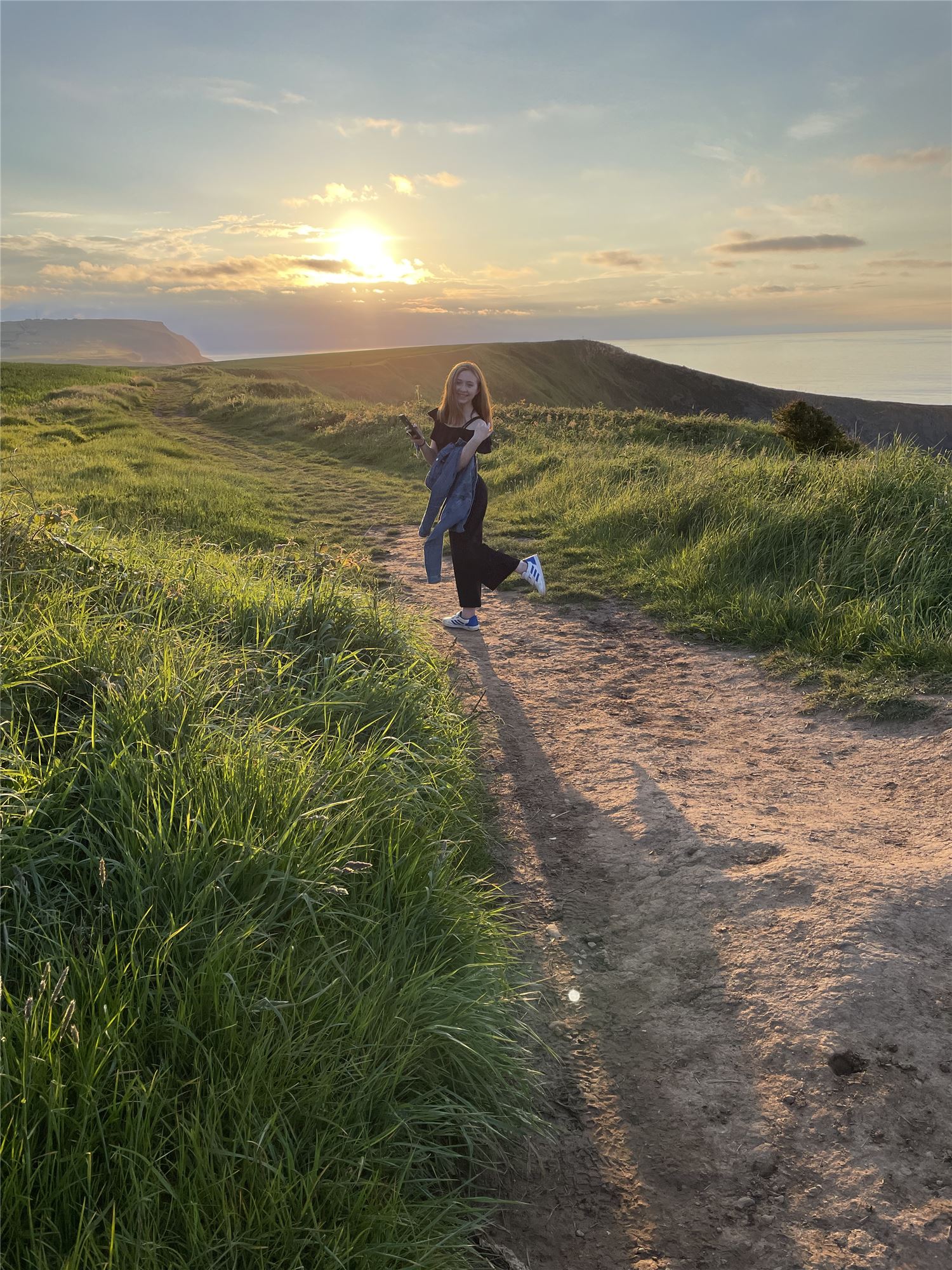 The beautiful Cleveland Way from Runswick to Staithes 